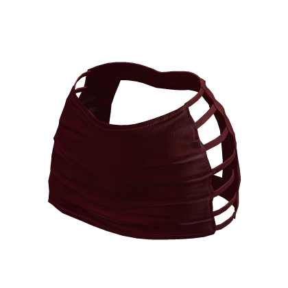 BB Red Y2K Afterparty Strapped Miniskirt