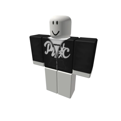 PREFACE Cursive Basic Zip Hoodie Black