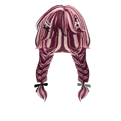 Messy Goro Hachi Braided Hair (Cherry)