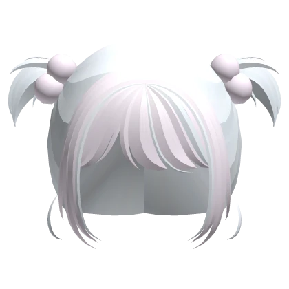 ♡ : cutesy kawaii small cotton candy pigtails 