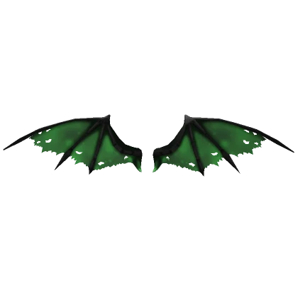 Green shinigami wings