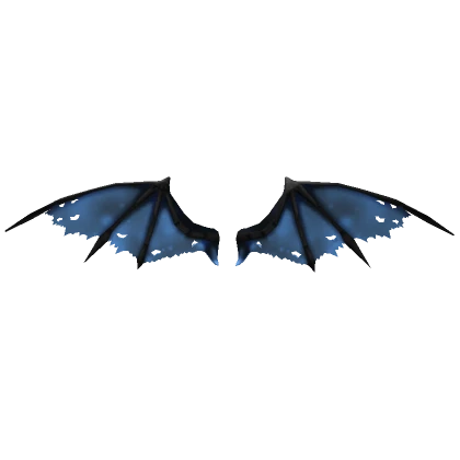 Light blue shinigami wings