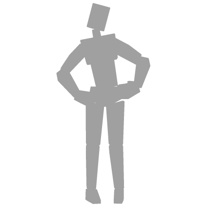 Cute kawaii chibi angry pose