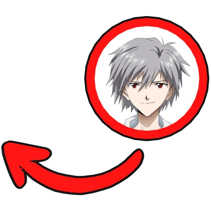 kaworu evangelion pointing meme circle