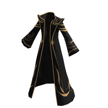 Black Mystical wizard robes 