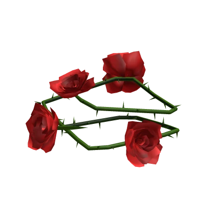 [Right] Red Shoulder Spiked Roses