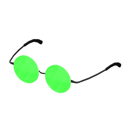 Green Round Neon Shades