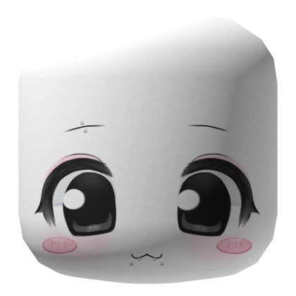 ♡ : pierced kitty moe chibi face mask