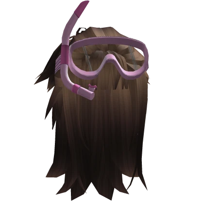 Brown Anime Hair with Summer Snorkel