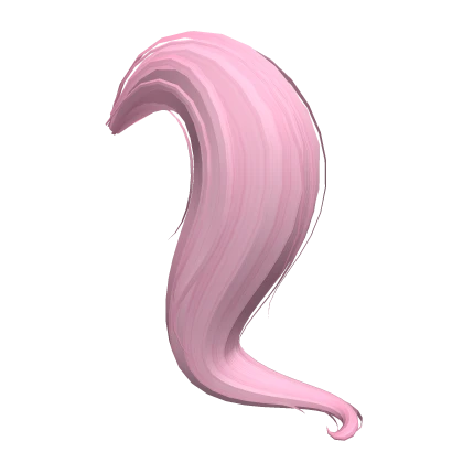 Cute Long Shy Pink Pony Tail