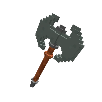 8-Bit Pixel Warrior Axe