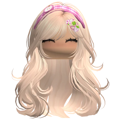 Blonde Mori Kei Igari Hair w/ Cute Blush Face