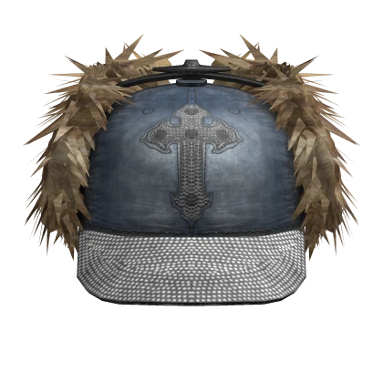 Vintage Denim Fur Trapper Hat