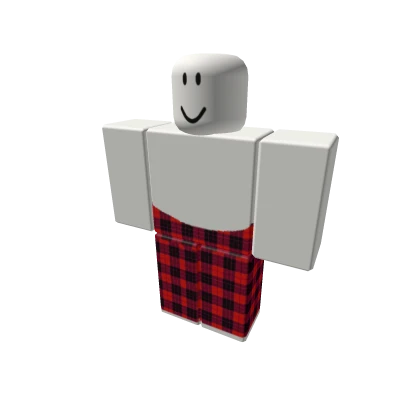 Red plaid pants (slasher set)