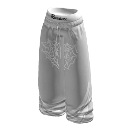 Spider Set y2k grunge sweatpants White