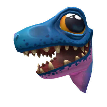 Blue Raptor Head 🦖