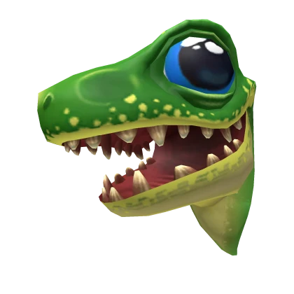 Green Raptor Head 🦖