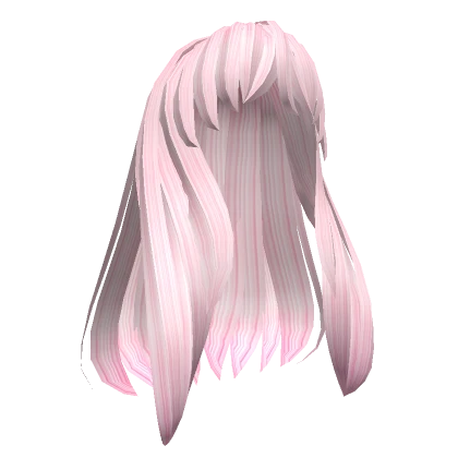 Long Pink Anime Hair