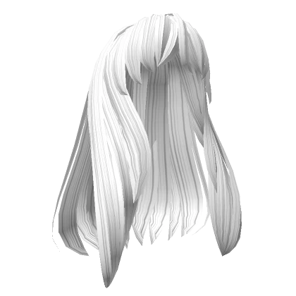 Long White Anime Hair