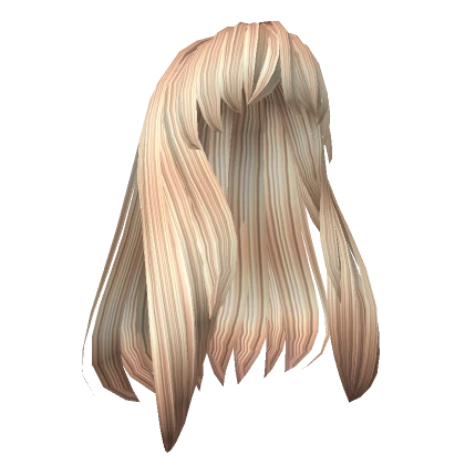 Long Blonde Anime Hair