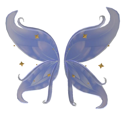 Bright fairy wings blue