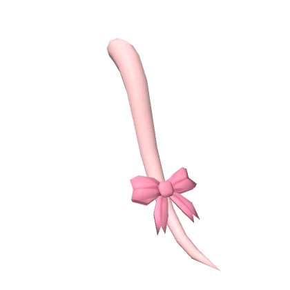 Mouse Tail With Pink Bow