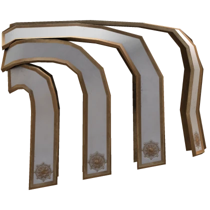 Triumphal Roman Musculata - Left Shoulder Tassels