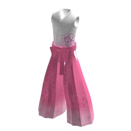 Sleeveless Hakama Shrine Maiden – Sakura Pink🌸