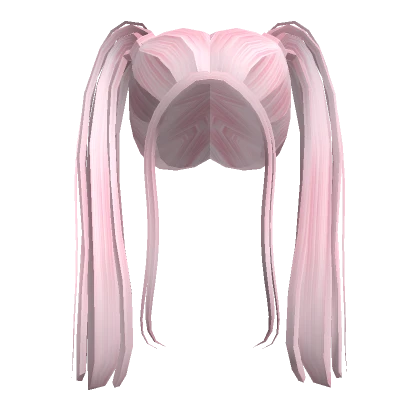 Pink Popular High Shoulder Pigtails