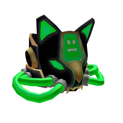 Sci-fi Panther Mask(Black and Green)