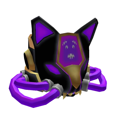 Sci-fi Panther Mask(Black and Purple)