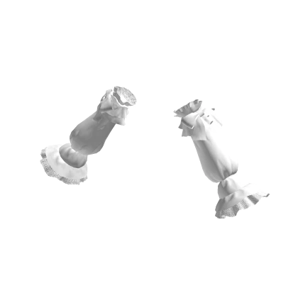 🍀Ruffle Lace Arm Sleves (White)