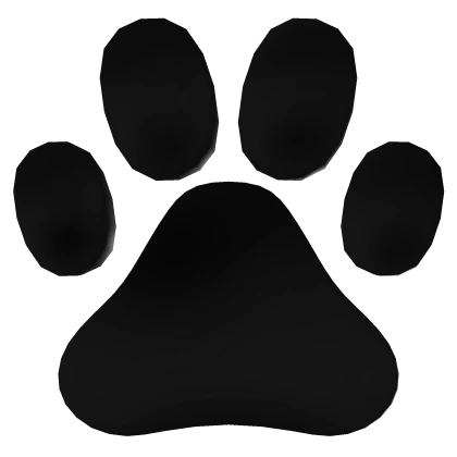 [R6] Left Black Hand Paw
