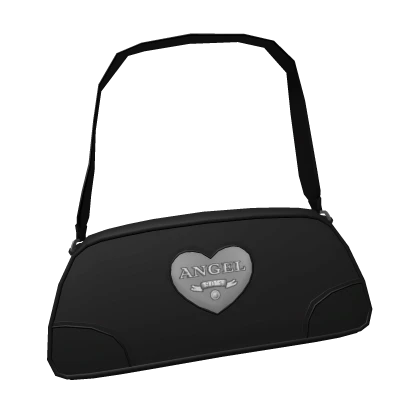 y2k angel mini shoulder bag (Black)