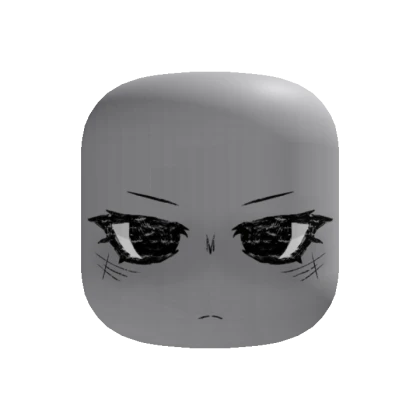 Cute Anime Goth Upset Face