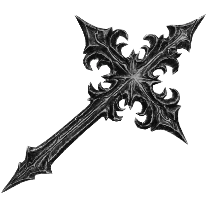 White Gothic Vampire Cross