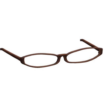 Y2K Office Siren Nerd Glasses in Brown