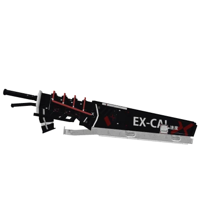 [PBR] 💎 Cyberpunk Black EX-CAL V8 Sword