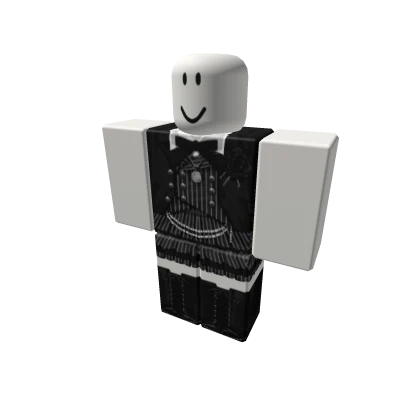 Vintage Ouji Pinstripe Black Uniform [-]