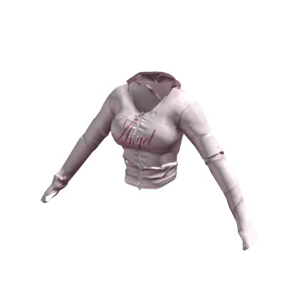 สโกษ Y2K Pink Angel Tracksuit Jacket