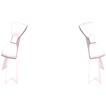 ♡ : pink side bows for pigtails