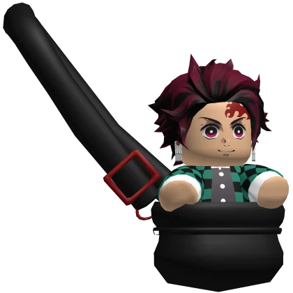 Tanjiro in bag