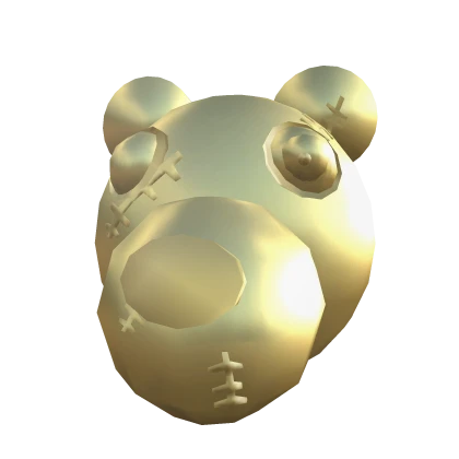 Gold LIMITED EDITION Mr Stitchy Head Piggy