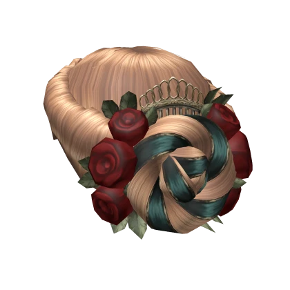 Lavish Victorian Chignon Bun in Blonde