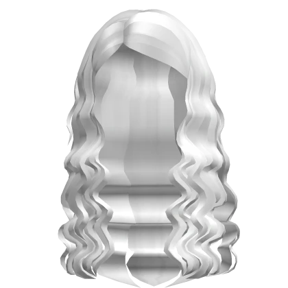 Long Undead Corpse Bride Wavy Hair (White)