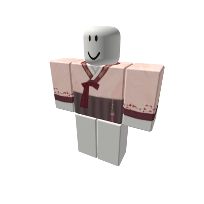 Pure plum hibiscus Hanbok [T]