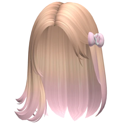 easter bunny girl hair in honey blonde