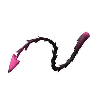 Pink Furried Imp Tail