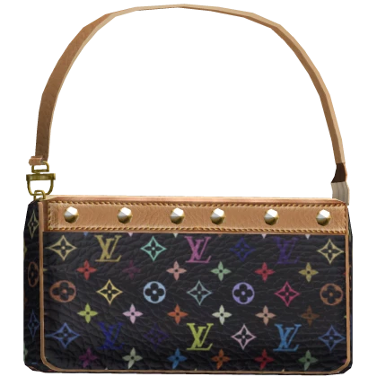 Luxury Designer Purse ( Black Classic Print )