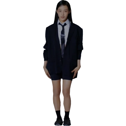 Minji from NewJeans NJZ Kpop Back Buddy Cutout